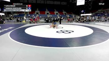 145 lbs Cons. Semis - Layla Risler, WI vs Jameson Strickland, PA