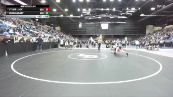 106 lbs Champ. Round 1 - John Legatt, DeSoto HS vs Cyler Luck, Hays