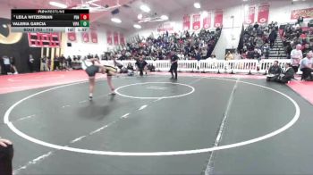 110 lbs Champ. Round 3 - Leila Witzerman, Peninsula vs Valeria Garcia, Villa Park