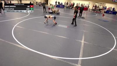 10U - 56 lbs Cons. Round 3 - Brice Kriesel, Zimmerman Wrestling Club vs Cash Little, MN Elite Wrestling Club