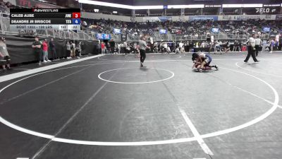 138 lbs Consi Of 8 #2 - Caleb Aube, Juneau Tornados vs DeAndre Jr Briscoe, Titan Wrestling