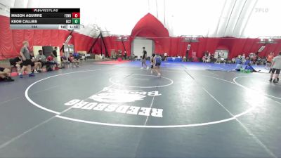 144 lbs Round 2 (8 Team) - Mason Aguirre, FZ Wrestling Club B vs Keon Callies, Rochester Century B