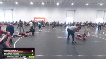 70 lbs Semifinal - Brandon Segars, Palmetto State Wrestling Acade vs Zacari Arneaud, Mighty Warriors Wrestling Acad