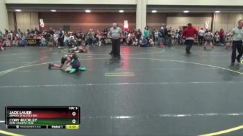 64 lbs Semifinal - Cory Buckley, Elite Athletic Club vs Jack Lauer, Armory Athletics Red