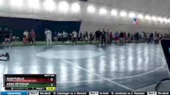 173 lbs Cons. Round 2 - Aiden Reynolds, Bloomington South WC vs Juan Puello, Lawrence North Wrestling Club
