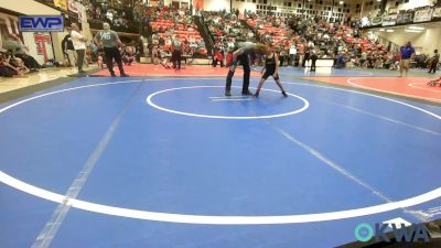 46 lbs Consi Of 8 #2 - Desmond Proctor, Henryetta Knights Wrestling Club vs Joshua Paul, JWC