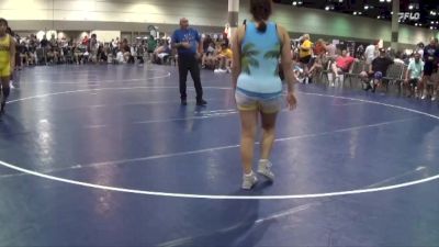 140 lbs Placement Matches (16 Team) - Gabriella Perez, SOWA vs Aileana Brewer, SD Heat