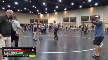 90 lbs Finals (2 Team) - Dallas Rosenbarger, Indiana Assassins vs Easton Jorgenson, Iowa Black