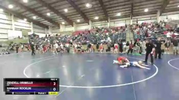 117 lbs Cons. Round 3 - Zendell Oribello, NV vs Hannah Rocklin, CO