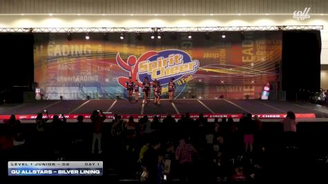 GU Allstars - SILVER LINING [2025 L1 Junior - D2 Day 1] 2025 Spirit Cheer Dance Grand Nationals & Cheer Nationals