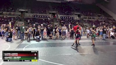 76-82 lbs Round 1 - Kennedy Squires, Animal House Wrestling vs Lluvia Lavato, Adams City Wrestling