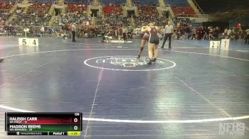 135 lbs Semis & 1st Wrestleback (8 Team) - Haleigh Carr, W1-Minot vs Madison Reems, W3-Bismarck