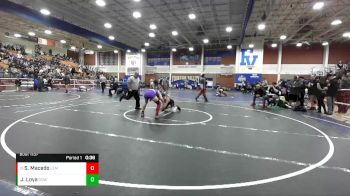 132 lbs Cons. Round 5 - Sebastian Macedo, Lemoore vs Jimmey Tank Loya, Downey