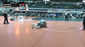 165 lbs Semis & Wb (16 Team) - Trey Dishun, Westfield vs Chris Rinaldi, Ridge