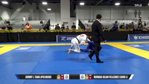 Norman Julian Velazquez Logos JJ vs Johnny J. Tama Apolinario 2026 American National IBJJF Jiu-Jitsu Championship