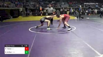 160 lbs Quarterfinal - Porter Talbot, Swc vs Ryan Arthur, Terminator Wrestling Academy