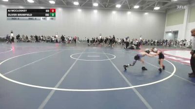 52 lbs Rr Rnd 1 - AJ McCloskey, Indiana Outlaws Green - EL vs Oliver Brumfield, Reaper Wrestling Club - EL