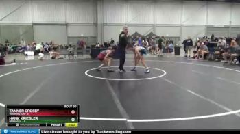 100 lbs Semis & 3rd Wb (16 Team) - Tanner Crosby, Washington vs Hank Kriegler, Nebraska