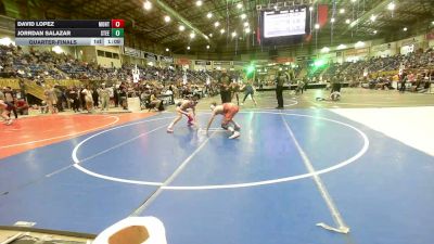 115 lbs Quarterfinal - David Lopez, Montrose Elite vs Jorrdan Salazar, Steel City Reloaded WC