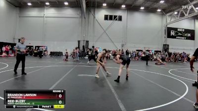 126 lbs Round 3 (8 Team) - Brandon Lawson, BC Predators vs Reid Buzby, North Hunterdon WC