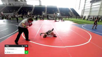 73 lbs Rr Rnd 1 - Caleb Thompson, San Clemente vs Alexander Ortiz, Team Selma