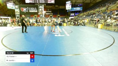 175 lbs Rnd Of 32 - Brock Foster, MI vs Michael Junitz, IL