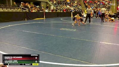 45 lbs Semifinal - Madilyn McHawes, Moyer Elite vs Lilliana Linn, Viking Wresting Club