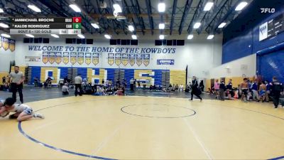 120 Gold 3rd Place Match - Janmichael Broche, Braddock vs Kalob Rodriguez, Camden