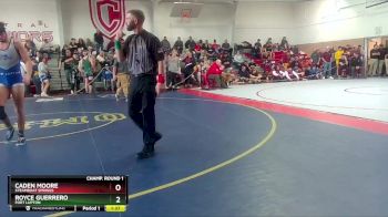 144 lbs Champ. Round 1 - Royce Guerrero, Fort Lupton vs Caden Moore, Steamboat Springs