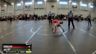 76 lbs Round 2 (10 Team) - Byron Rice, Rambler WC vs Levi Pike, FORGE