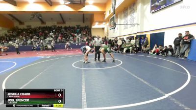 215 lbs Cons. Round 2 - Joshua Crabb, Camp Verde vs Joel Spencer, Tuba City