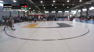144 lbs Round 1 (6 Team) - James White, Steller 3 vs Neil Bitting, Berks Catholic