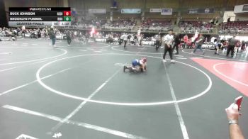 57 lbs Quarterfinal - Buck Johnson, Resurrection Christian vs Brooklyn Pummel, Ridge WC