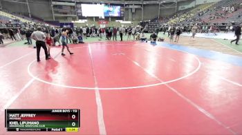 113 lbs Champ. Round 1 - Khel Lipumano, Grindhouse Wrestling Club vs Matt Jeffrey, Michigan