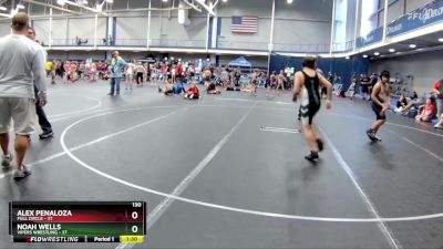 130 lbs Round 4 (6 Team) - Alex Penaloza, Full Circle vs Noah Wells, Vipers Wrestling