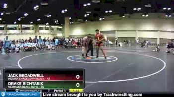 285 lbs Quarters & Wb (16 Team) - Jack Broadwell, Indiana Smackdown Black vs Drake Richtarik, Nebraska Beach Bums