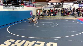 140 lbs Round 2 (6 Team) - Destry Hansen, American Leadership Academy - QC vs Matthew Fernandez, Parker High School
