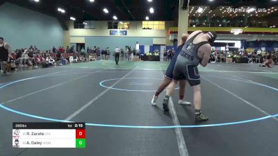 285 lbs Consi Of 16 #2 - Ruben Zarate, Utah Tech vs Austin Daley, UCONN