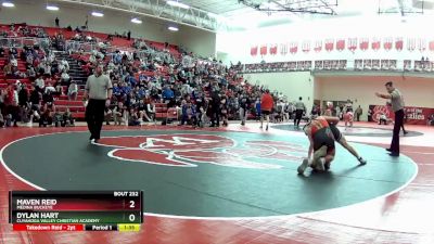 132 lbs Semifinal - Dylan Hart, Cuyahoga Valley Christian Academy vs Maven Reid, Medina Buckeye