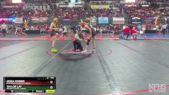 G - 120 lbs Champ. Round 2 - Taylor Lay, Helena Capital (Girls) vs Jessa Morris, Flathead (Kalispell) (Girls)