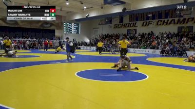 129 lbs Consi Of 16 #1 - Maxim Sim, Birmingham vs Sammy Murante, Immaculate Conception (IL)
