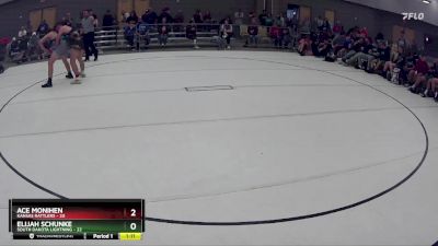 193 lbs Round 4 (8 Team) - Elijah Schunke, South Dakota Lightning vs Ace Monihen, Kansas Rattlers