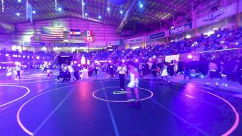 106 lbs Round Of 16 - Zyion Martin, Maize WC vs Justice Espinoza, Warrior Wrestling Club