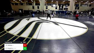 127 lbs Round Of 16 - Shai Sabag, Germantown Academy vs Colton Hagerty, Washington Twp