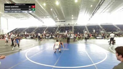 120 lbs Consi Of 8 #2 - Josue Quintero, Siu Wrestling vs Daniel Uriostegui, Silverback WC