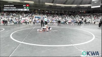 43 lbs Rr Rnd 3 - Harper Davis, Moodys Wrestling Club (MWC) vs Conway Welden, Raw Wrestling Club