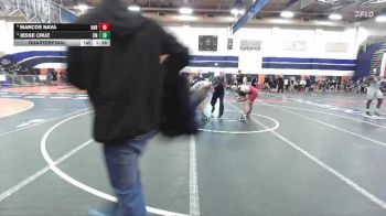 157 lbs Quarterfinal - Marcos Nava, Barstow vs Jesse Cruz, Clovis North