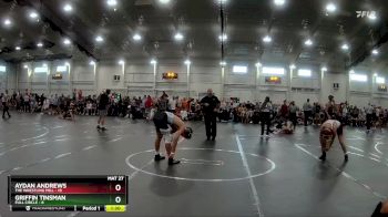 132 lbs Round 1 (4 Team) - Griffin Tinsman, Full Circle vs Aydan Andrews, The Wrestling Mill