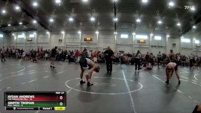 132 lbs Round 1 (4 Team) - Griffin Tinsman, Full Circle vs Aydan Andrews, The Wrestling Mill