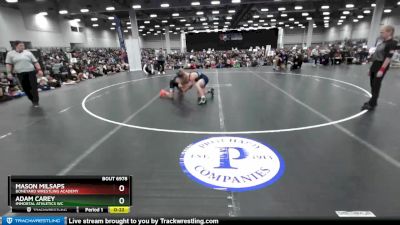 126 lbs 1st Place Match - Mason Milsaps, Boneyard Wrestling Academy vs Adam Carey, Immortal Athletics WC